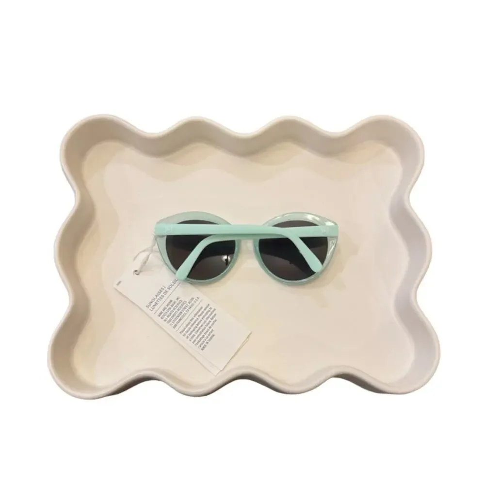 Janie and Jack Cat-Eye Mint Frame Tinted Sunglasses 0-2Y